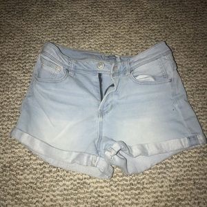 Light blue jean shorts!